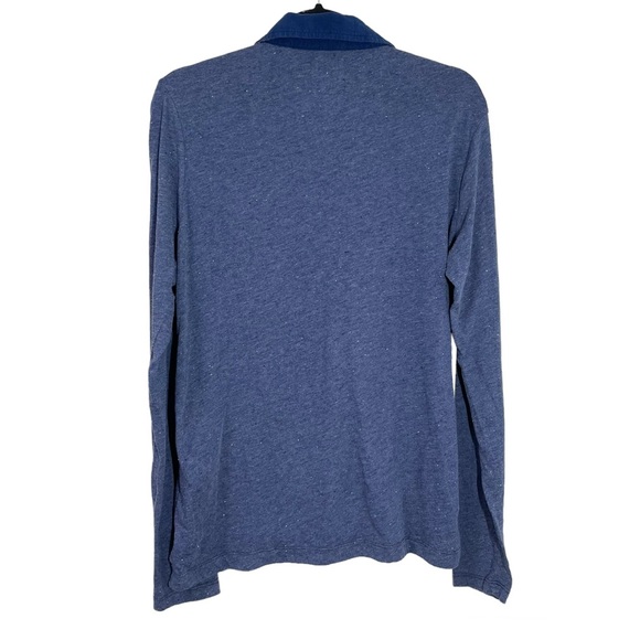 Billy Reid Long Sleeve Polo - Picture 3 of 6